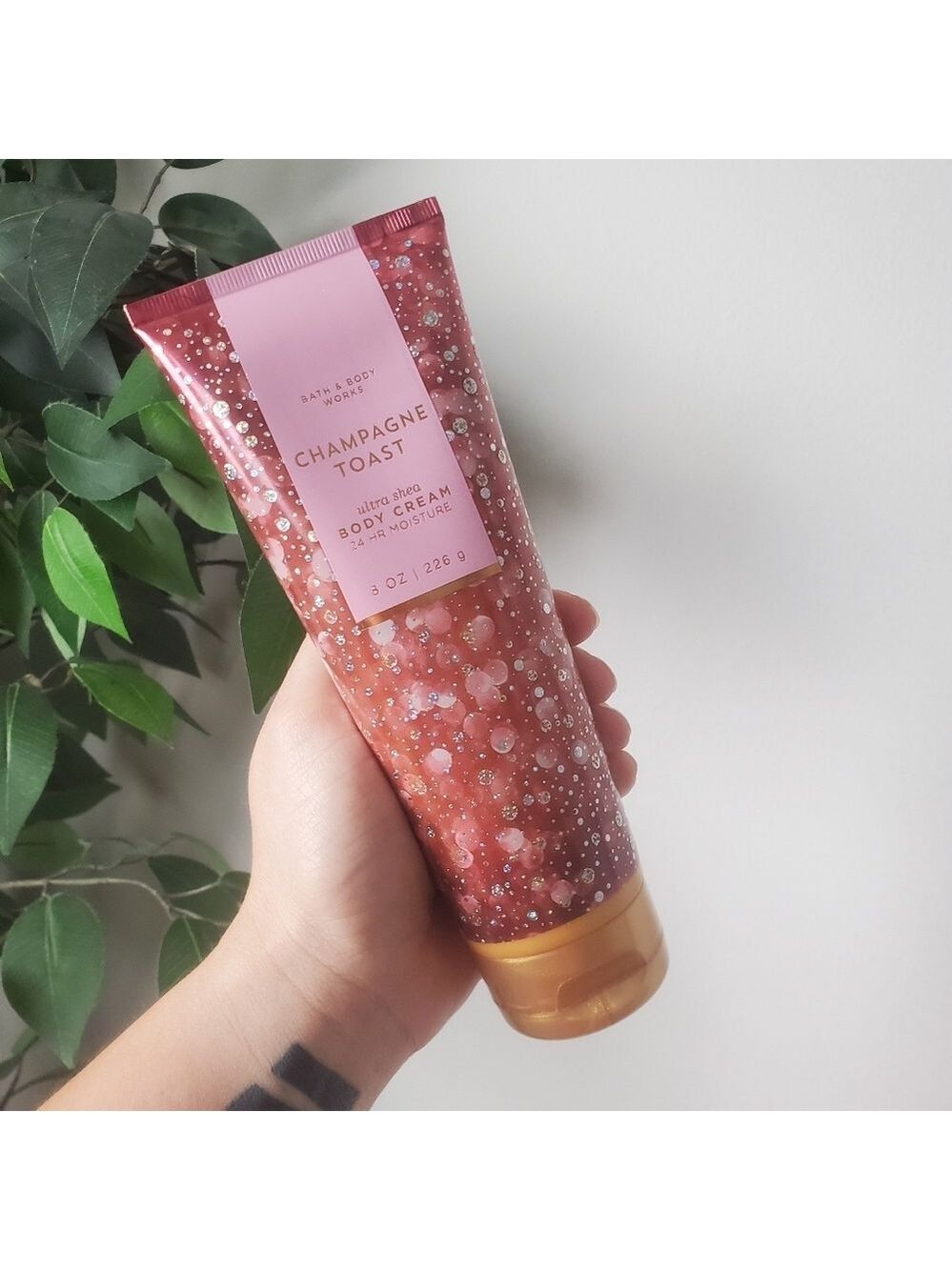 Bath and Body Works Champagne Toast Ultra Shea Body Cream 8 oz BBW